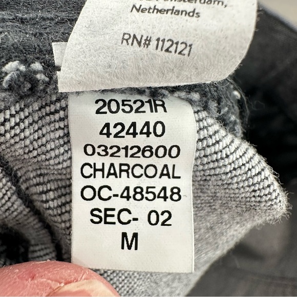 Spanx Women's Size Medium Dark Charcoal Wide Leg Pull On Denim Jeans Slimming - Picture 10 of 11